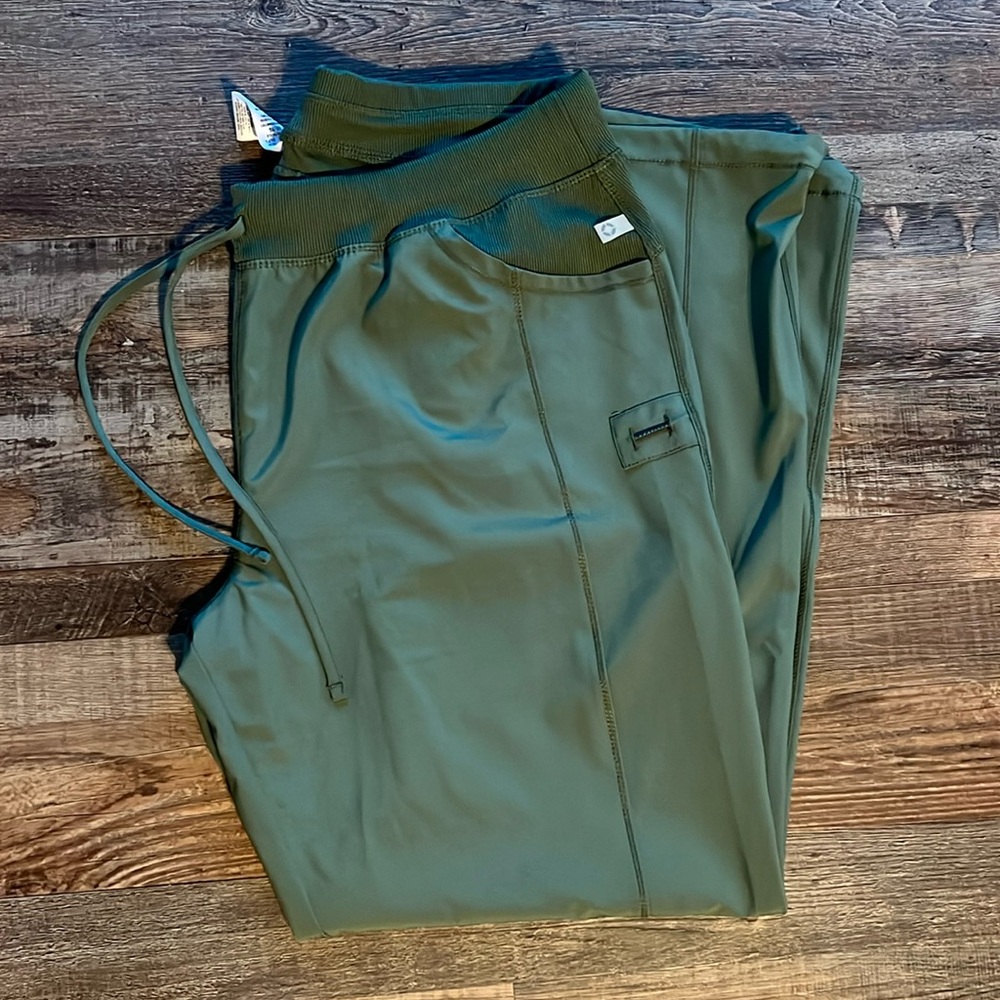 Olive Green Cherokee Infinity Scrub Pants